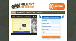 Desktop Screenshot of militarycarshipping.com