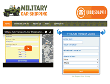 Tablet Screenshot of militarycarshipping.com